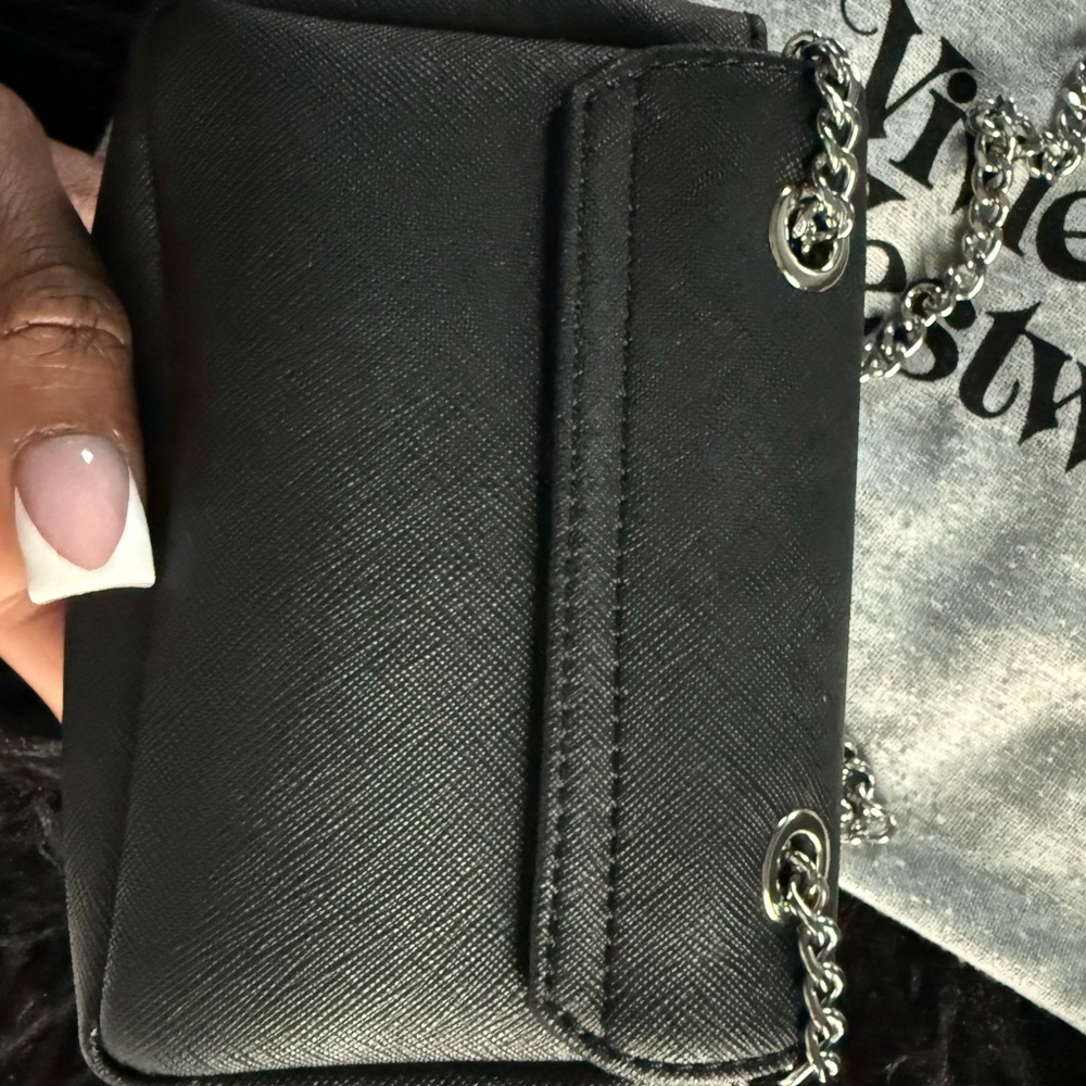 Vivienne Westwood Black Chain Shoulder Bag - Picture 3 of 6